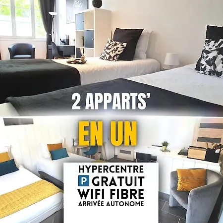 Le Mitoyen - Proche Du Quartier Des Halles Lejlighed